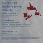 Study of Religion in Atlantic Canada poster