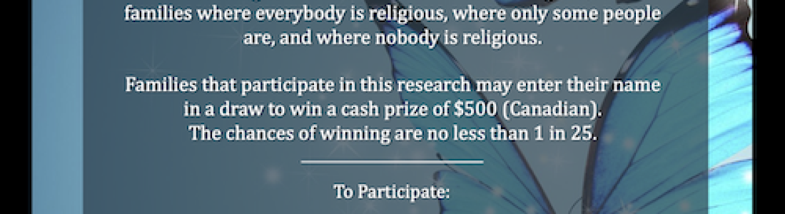 Call for Participants for the Transmission of Religion Across Generations project