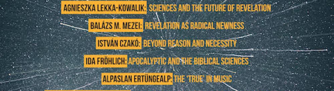 “Revelation and the Sciences” – international conference at Budapest Corvinus University, September 8-10, 2022